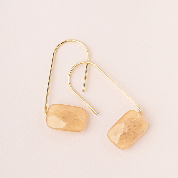 Scout Curated Wears Floating Stone Earring - Citrine