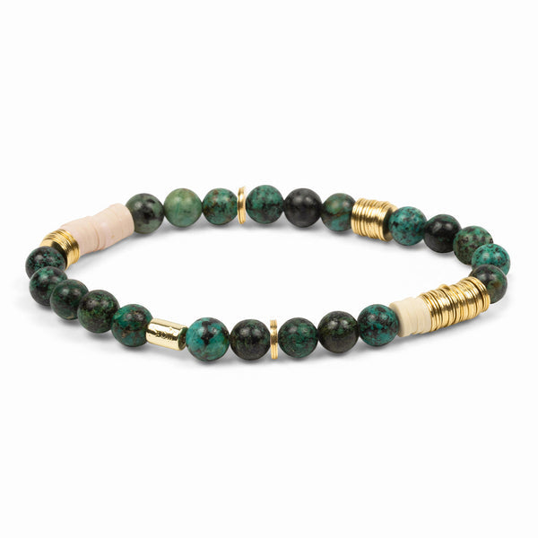 Scout Curated Wears Intermix Stone Stacking Bracelet - African Turquoise