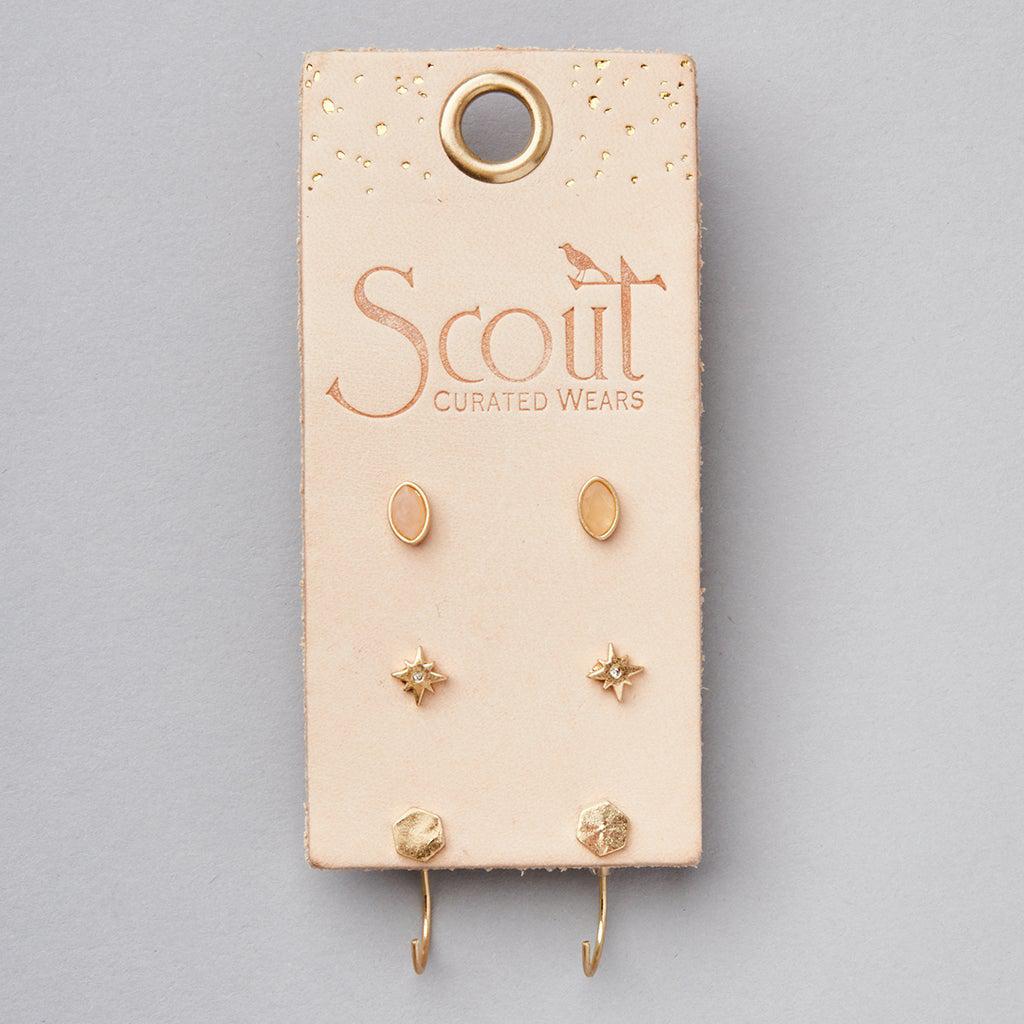 Scout Curated Wears Gabby Stud Trio