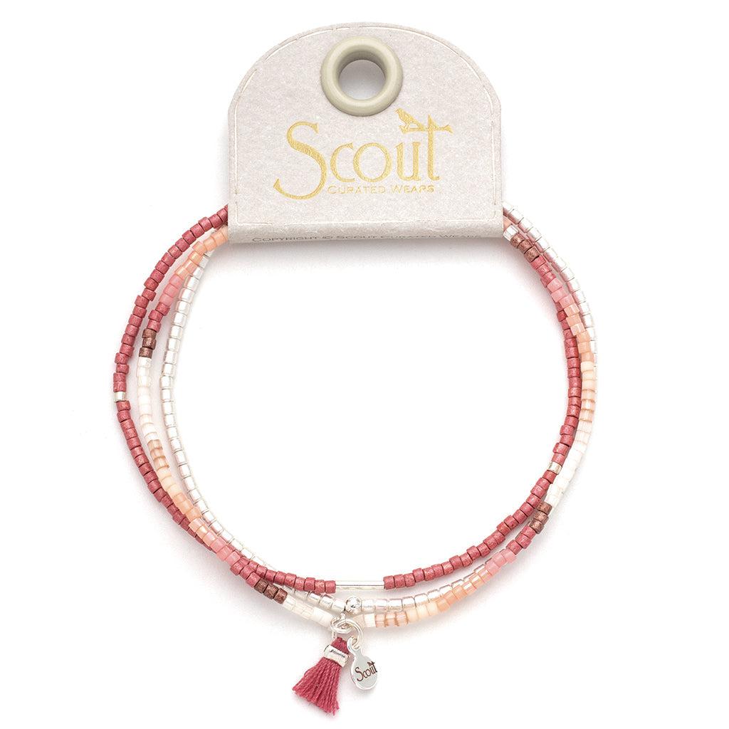 Scout Curated Wears Chromacolor Miyuki Bracelet Trio Blush Multi
