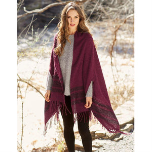 Mud Pie Lexington Chenille Scarf Wrap - Pinot - BeautyOfASite - Central Illinois Gifts, Fashion & Beauty Boutique