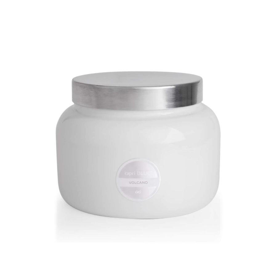Capri Blue Volcano Jar Candle (19 oz) - White - BeautyOfASite - Central Illinois Gifts, Fashion & Beauty Boutique