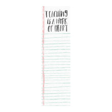 Teaching Magnetic List Notepad