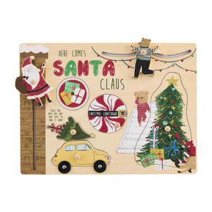 Mud Pie Kids Christmas Busy Board Puzzle