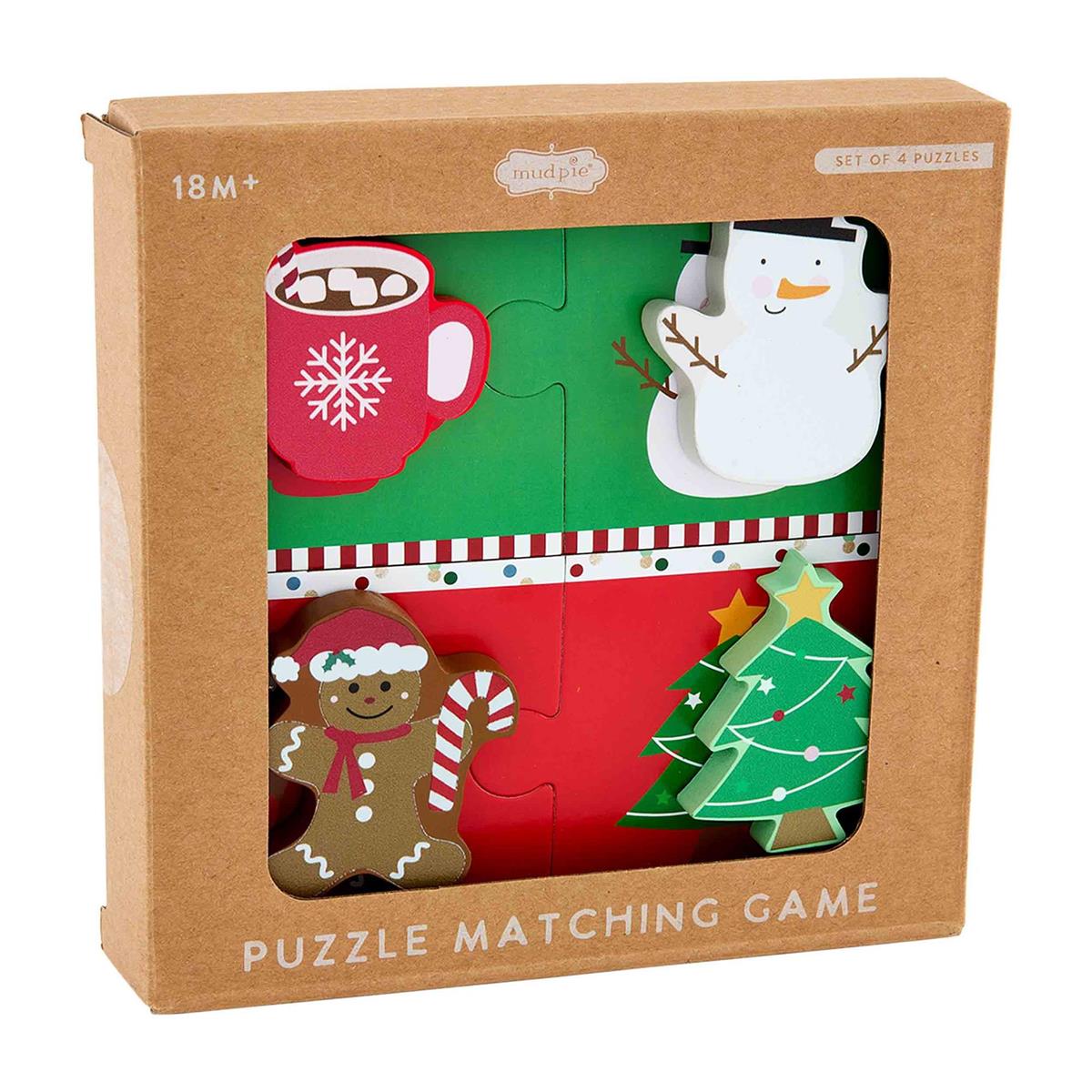 Mud Pie Holiday Puzzle Matching Game