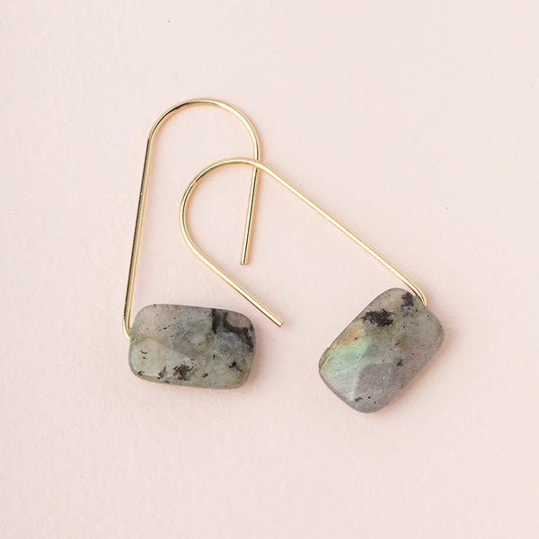 Scout Curated Wears Floating Stone Earring - Labradorite