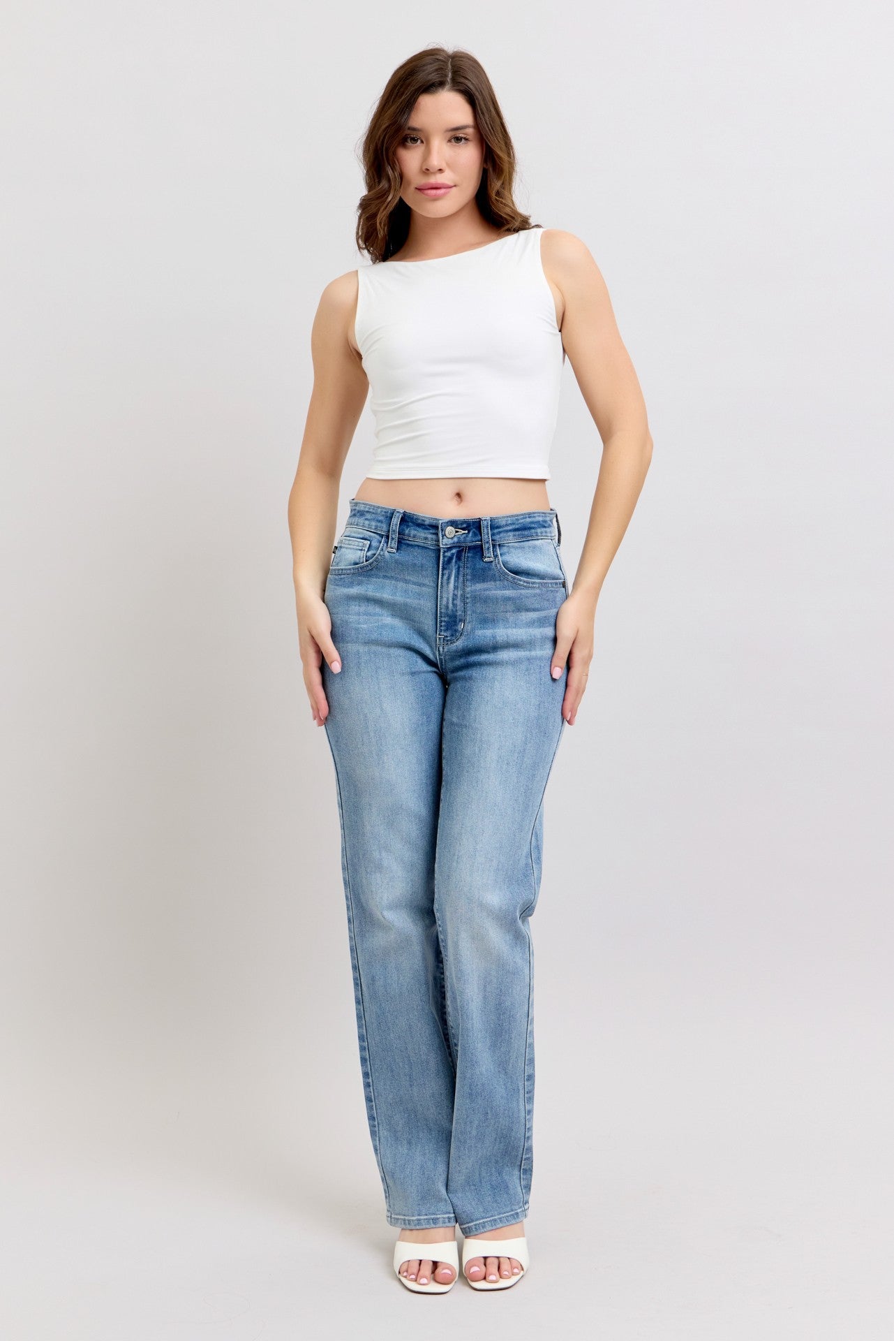 Judy Blue Mid-Wash Dad Jean