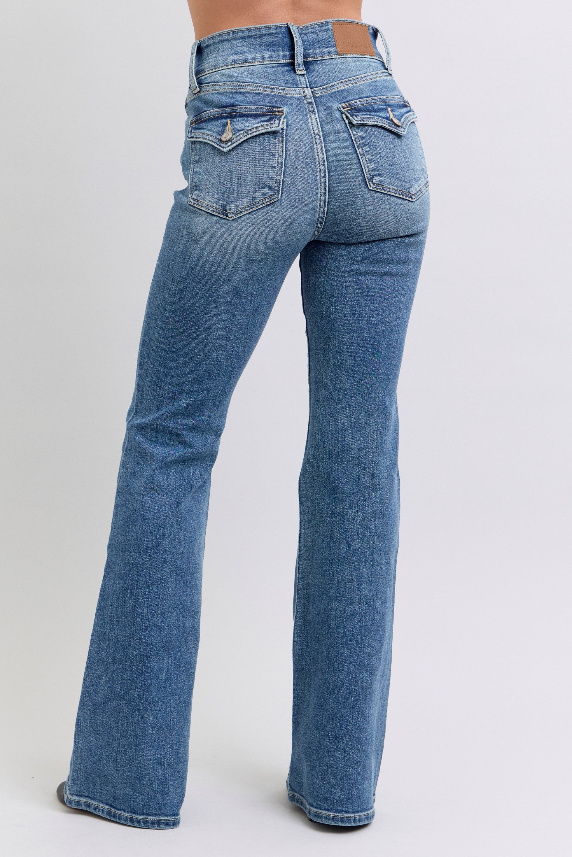 Judy Blue Tinted Flare Jeans