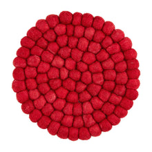 Mud Pie Red Christmas Pom Pom Trivets