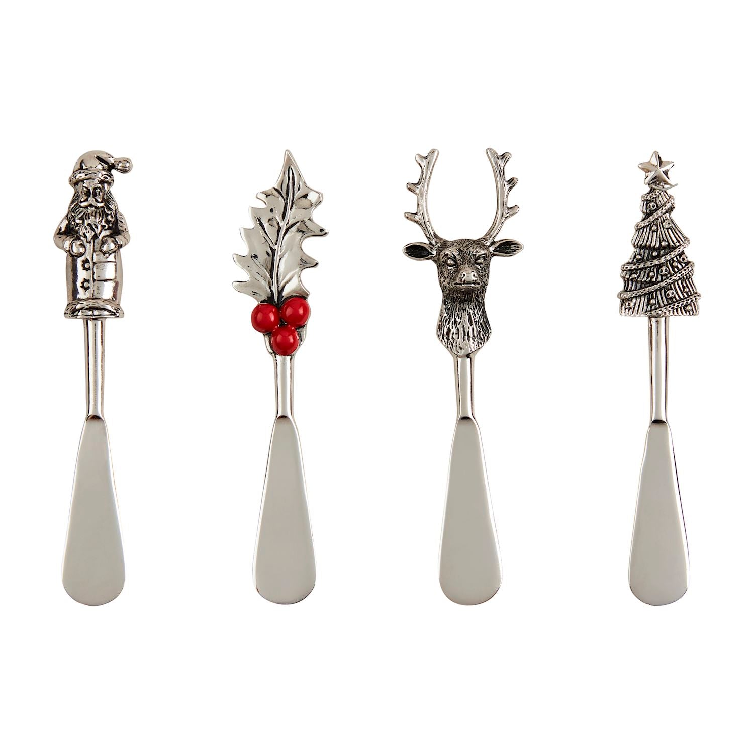 Mud Pie Metal Christmas Spreaders