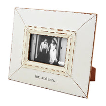 Mud Pie Distressed Mr. & Mrs. Frame