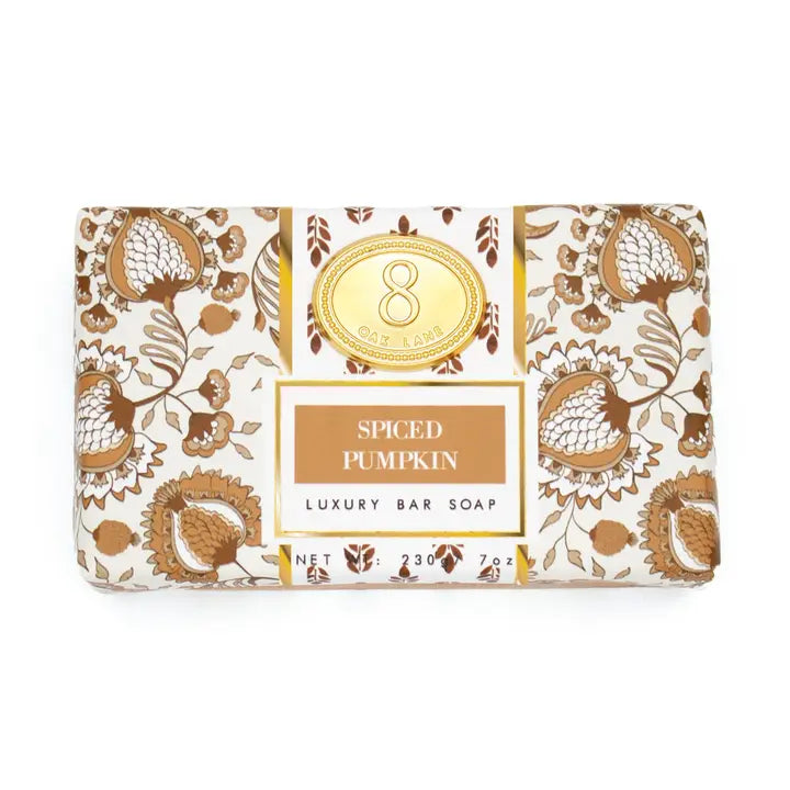 8 Oak Lane Wrapped Bar Soap - Spiced Pumpkin