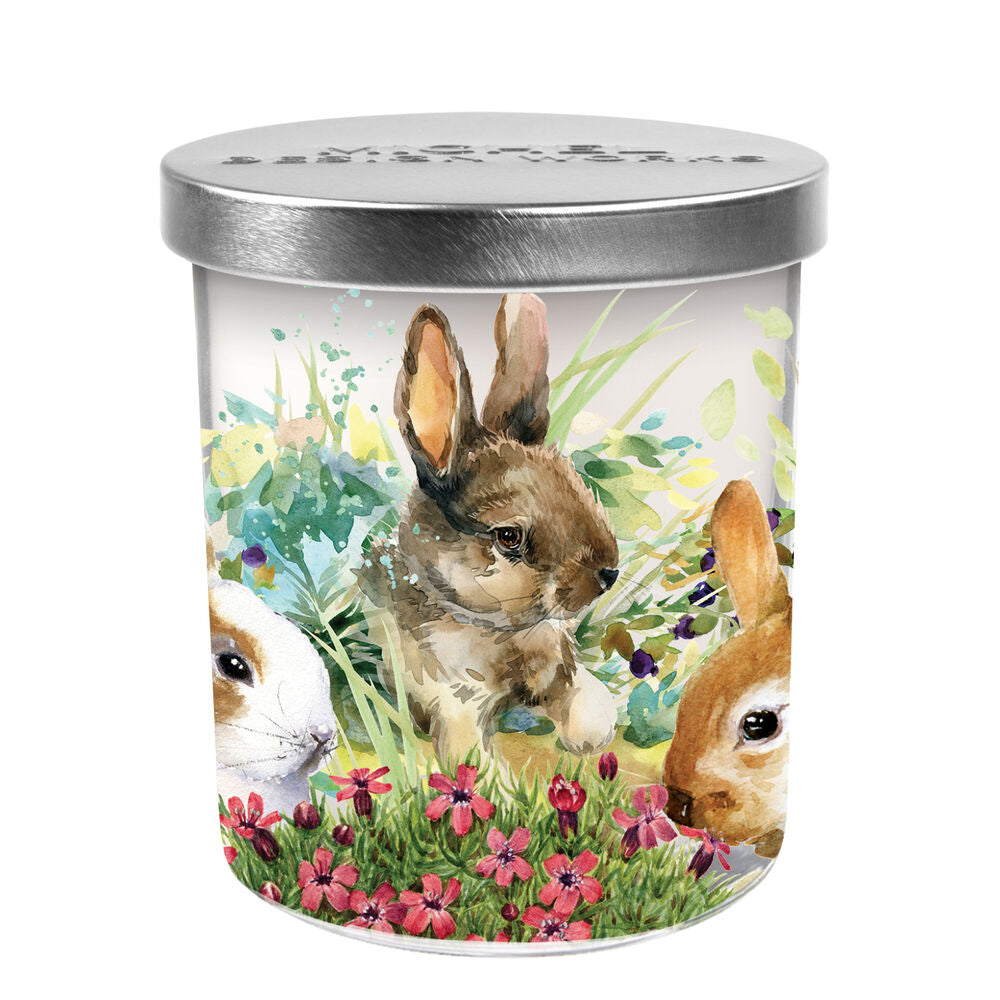 Michel Design Works Jar Candle with Lid - Bunny Meadow