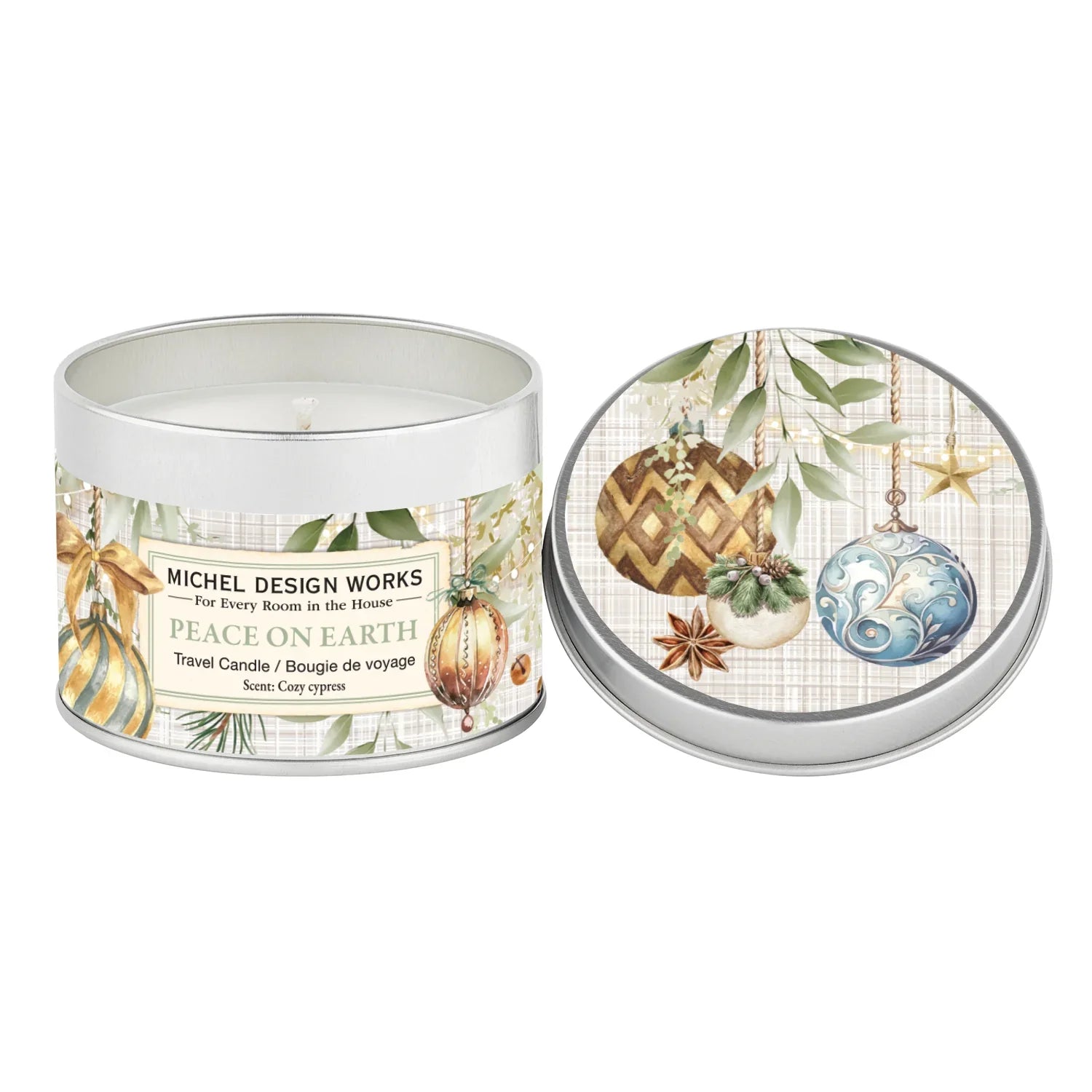 Michel Design Works Travel Candle - Peace on Earth