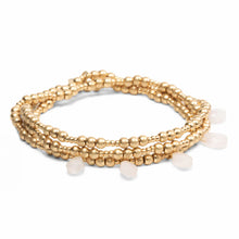 Scout Curated Wears Metal Wrap - Timeless/Rose Quartz/Gold