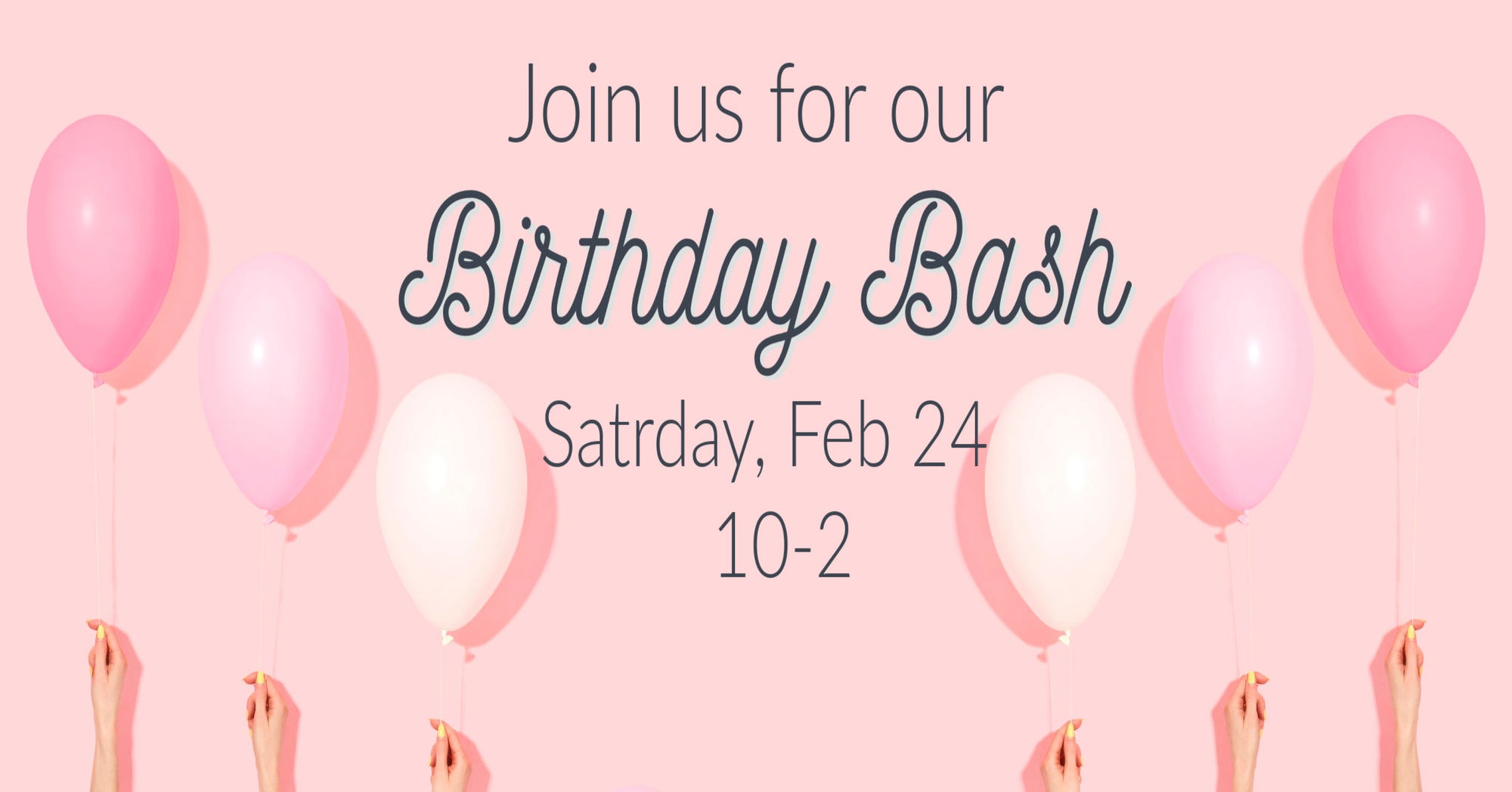 Join us February 24th in the shop as we celebrate our 10th birthday!