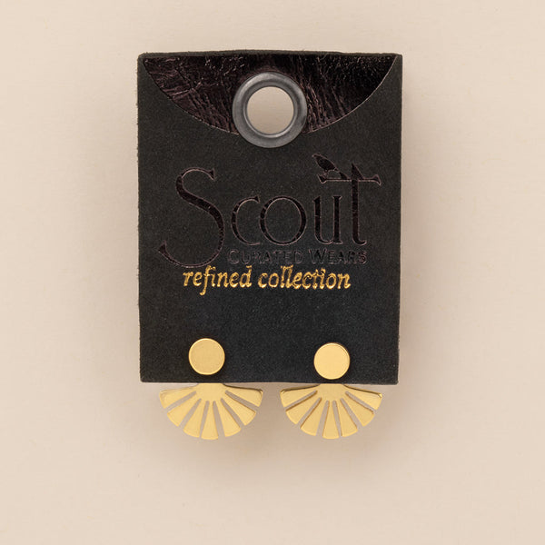Scout Curated Wears Refined Earring Collection - Sunburst Ear Jacket