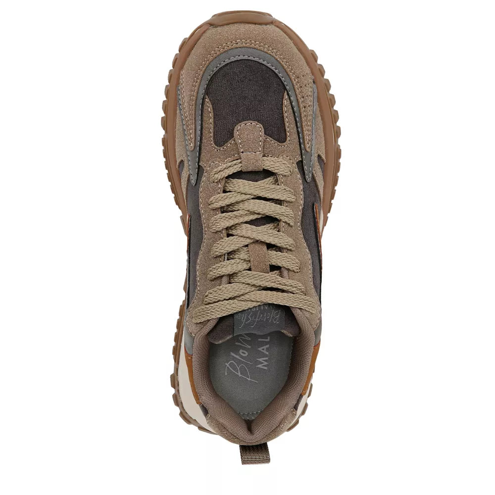 Blowfish Leo Sneaker - Earth Faux Suede