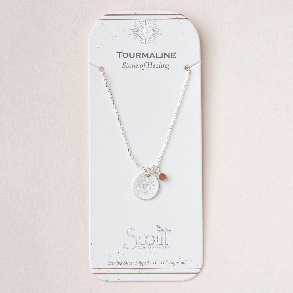 Scout Curated Wear Intention Charm Necklace Tourmaline Healing