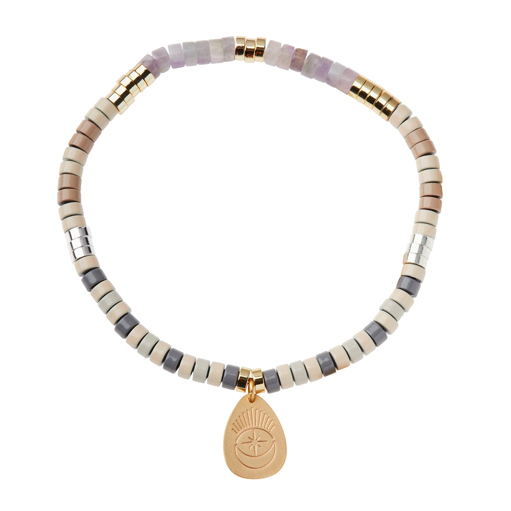 Scout Curated Wears Stone Intention Charm Bracelet - Amethyst