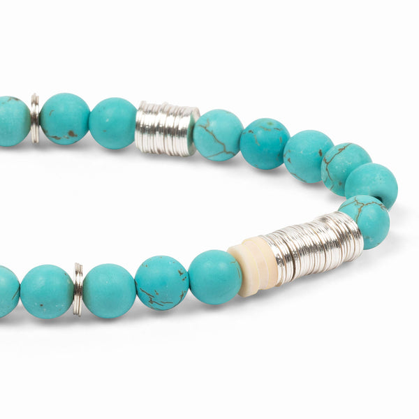 Scout Curated Wears Intermix Stone Stacking Bracelet - Turquoise