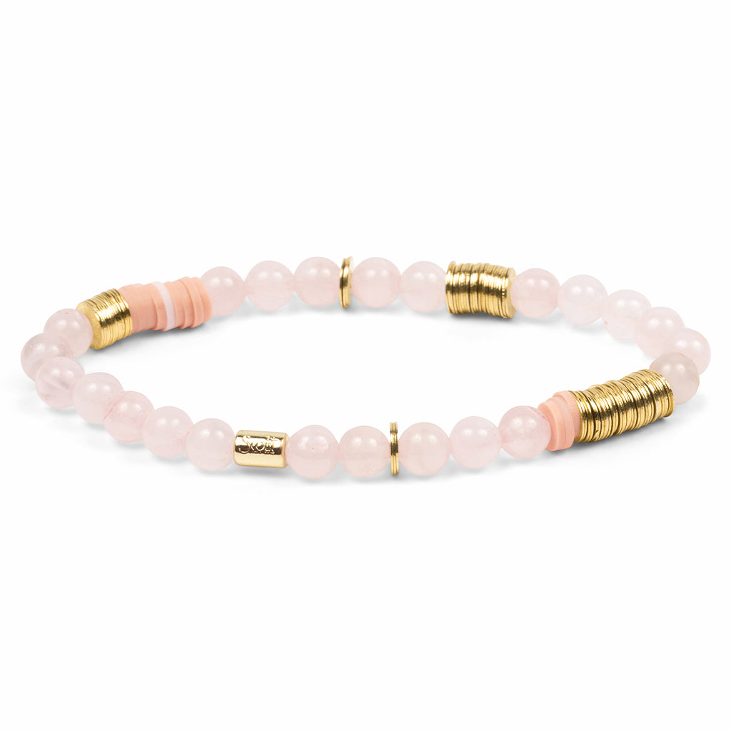 Scout Curated Wears Intermix Stacking Bracelet - Rose Quartz