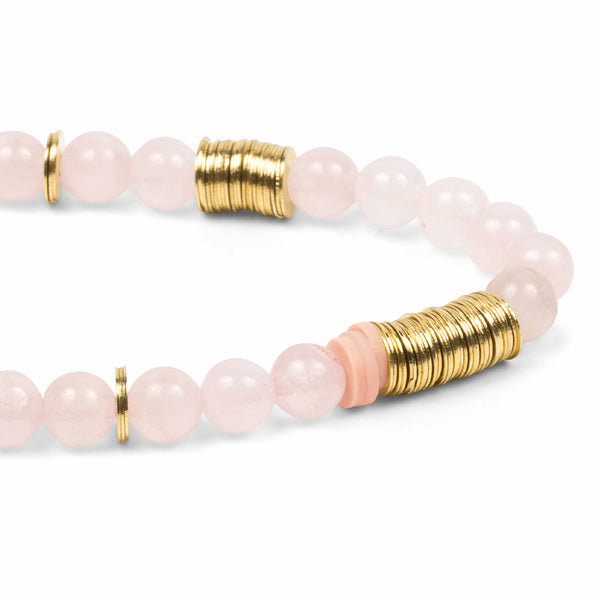 Scout Curated Wears Intermix Stacking Bracelet - Rose Quartz
