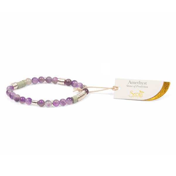 Scout Curated Wears Intermix Stone Stacking Bracelet - Amethyst