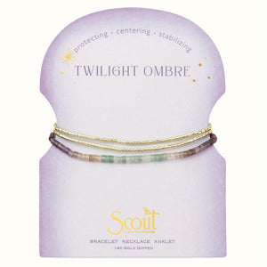 Scout Curated Wears Twilight Gold Ombre Stone Wrap