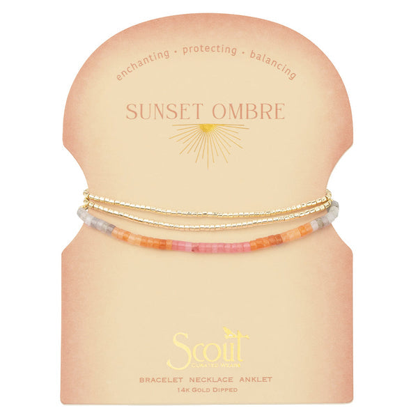 Scout Curated Wears Sunrise Gold Ombre Stone Wrap