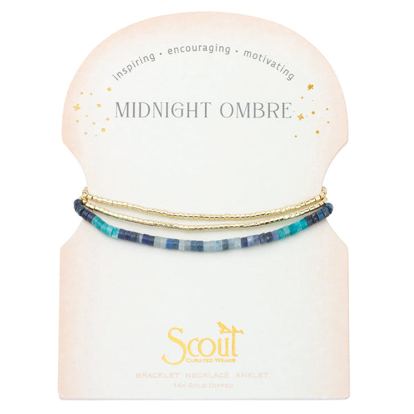 Scout Curated Wears Ombre Stone Wrap - Midnight/Gold