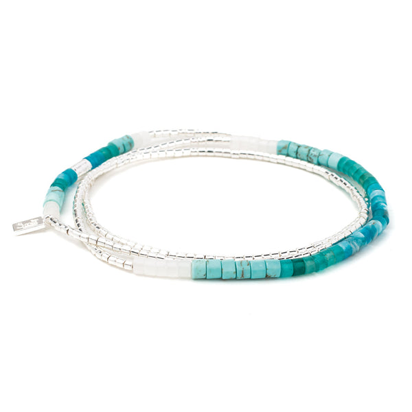 Scout Curated Wears Ombre Stone Wrap - Sky/Silver