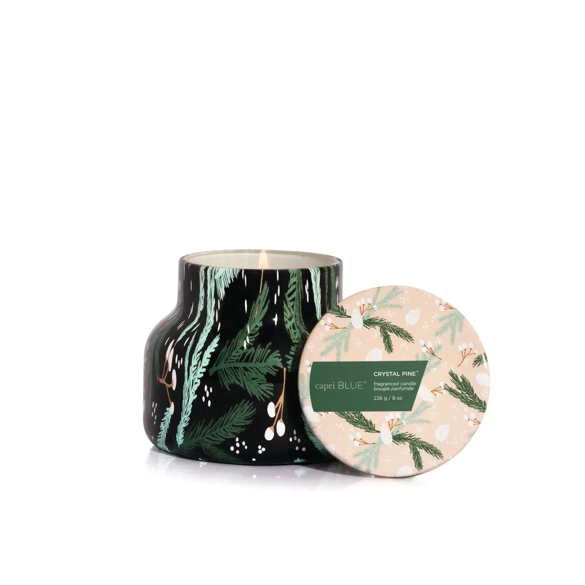 Capri Blue Pattern Play Jar Candle - Crystal Pine