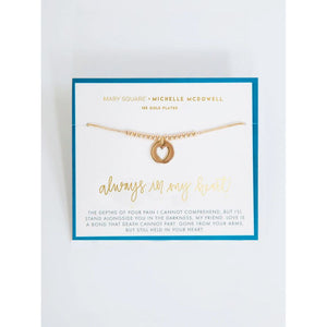 Mary Square & Michelle McDowell Always in My Heart Inspirational Bracelet