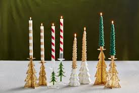 Mud Pie Christmas Taper Candles