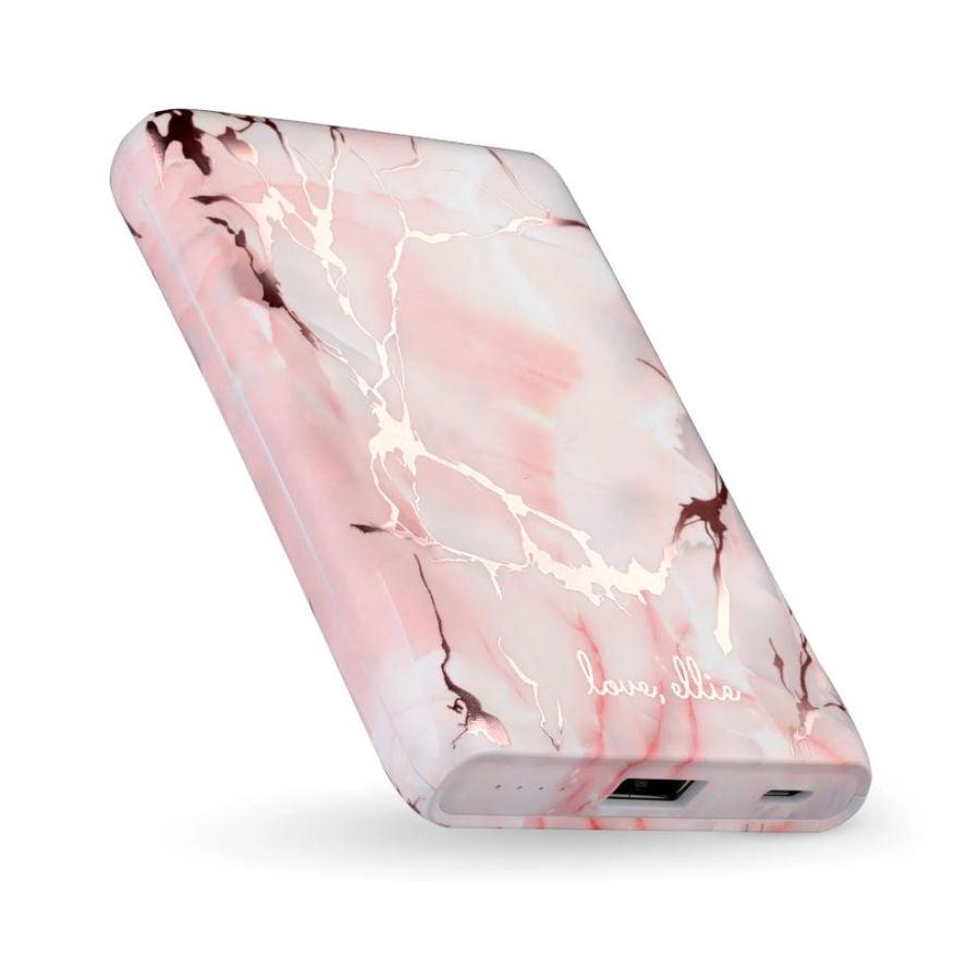 Ellie Rose Luxury Marble Portable Charger