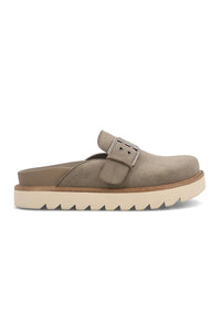 MIA Zamira Double Buckle Clog - Taupe Bursue
