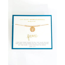 Mary Square & Michelle McDowell Peace Inspirational Bracelet