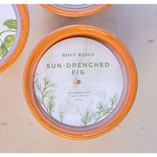 Rosy Rings Sun-Drenched Fig Garden Pot Candle