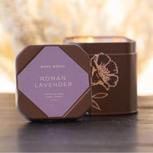 Rosy Rings Roman Lavender Signature Tin Candle