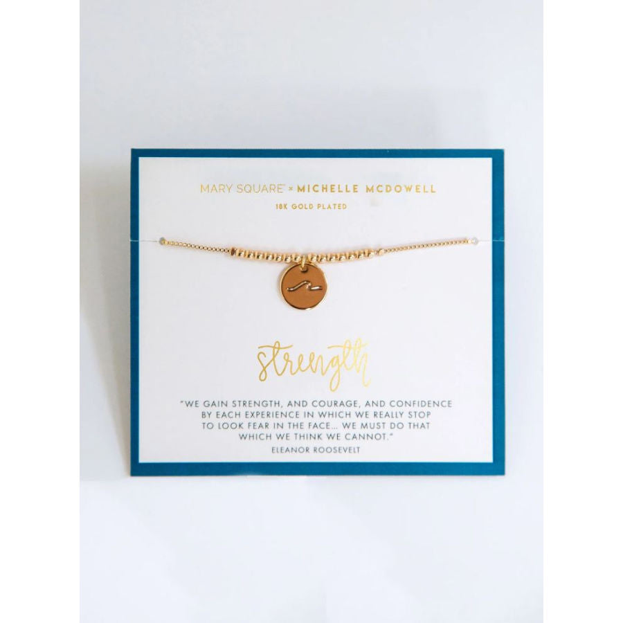 Mary Square & Michelle McDowell Strength Inspirational Bracelet