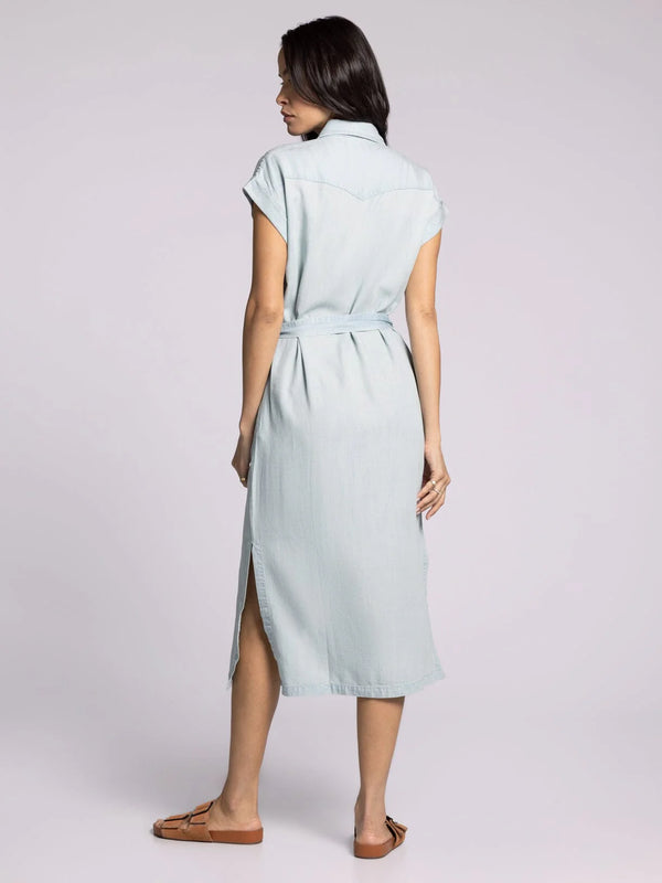 Women's Thread & Supply Tillie Midi Shirt Dress Medium Amy Wash