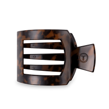 Teleties Flat Square Hair Clip Tortoise