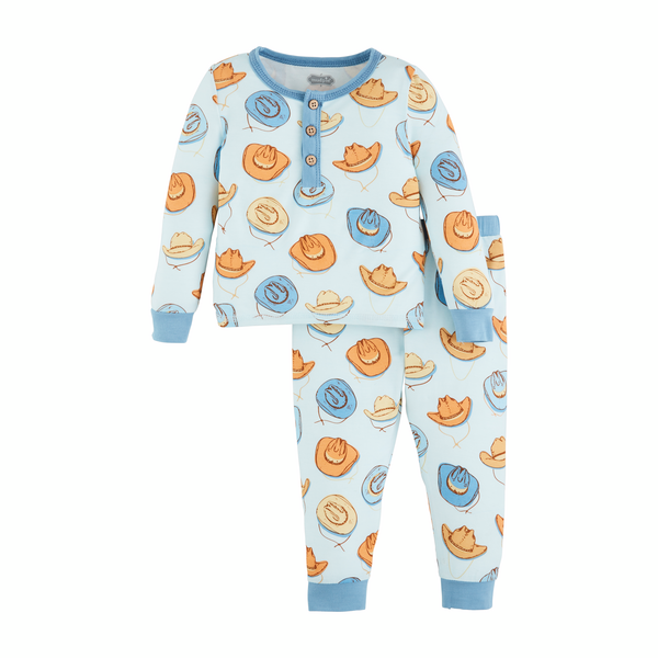 Mud Pie Cowboy Toddler Pajama Set