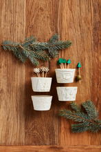 Mud Pie White Christmas Tidbit Dish Set