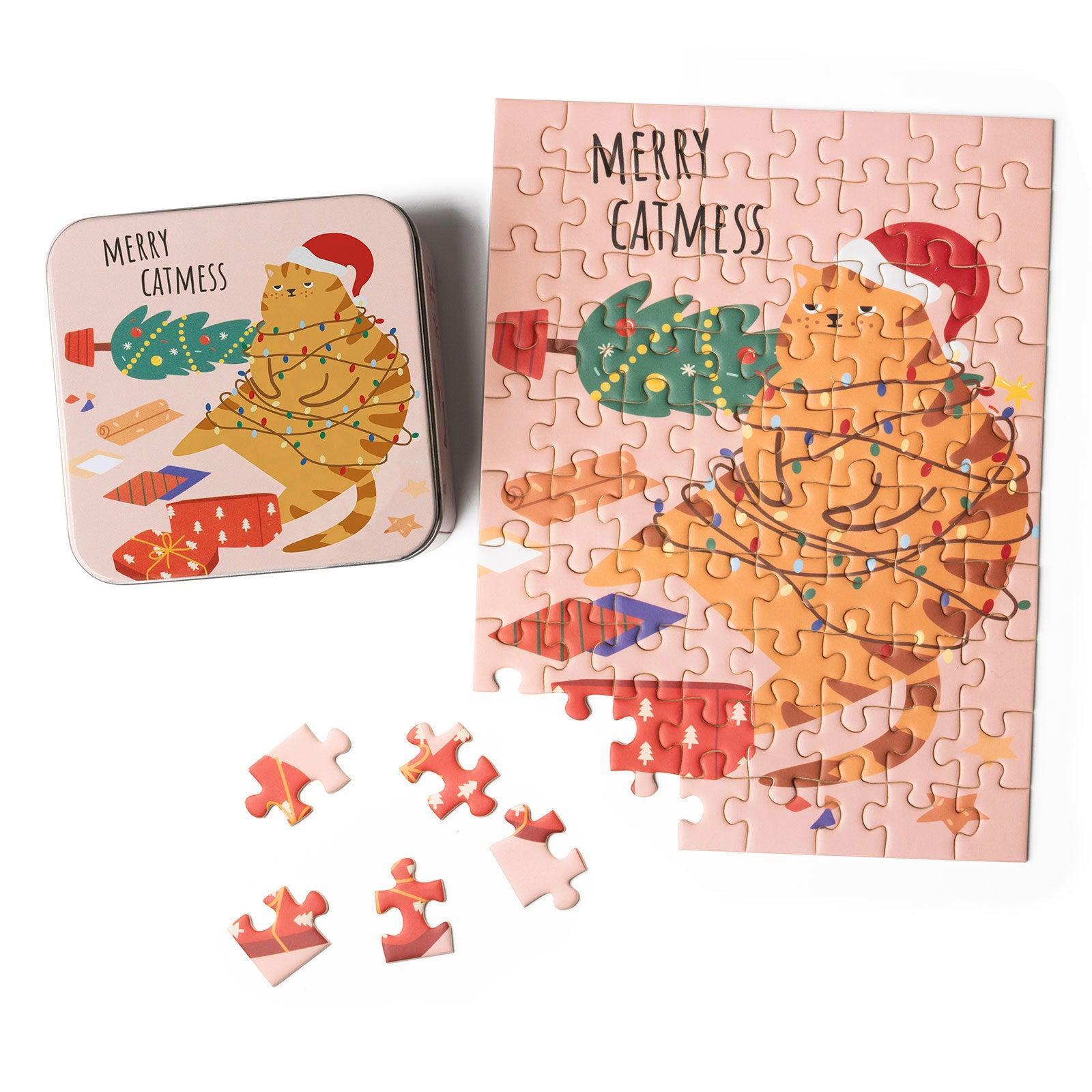 Holiday Mini Puzzle Tins