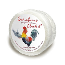 Caren Funny Farm Soap-Infused Shower Sponge - BeautyOfASite - Central Illinois Gifts, Fashion & Beauty Boutique