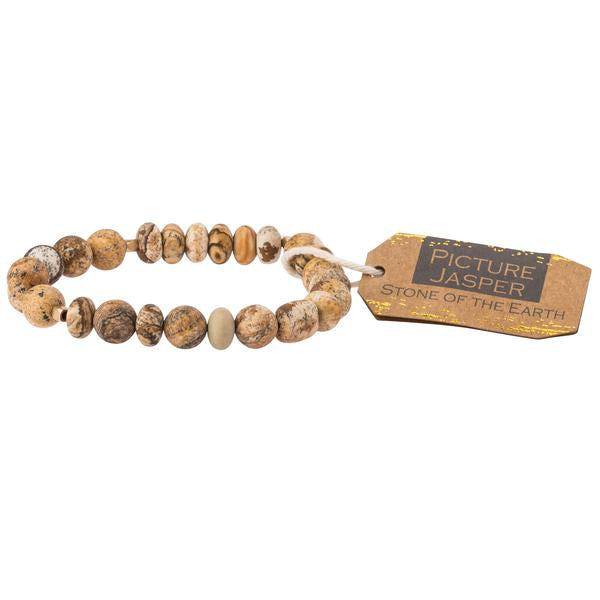 Scout Curated Wears Stone Stacking Bracelet - Picture Jasper - BeautyOfASite - Central Illinois Gifts, Fashion & Beauty Boutique
