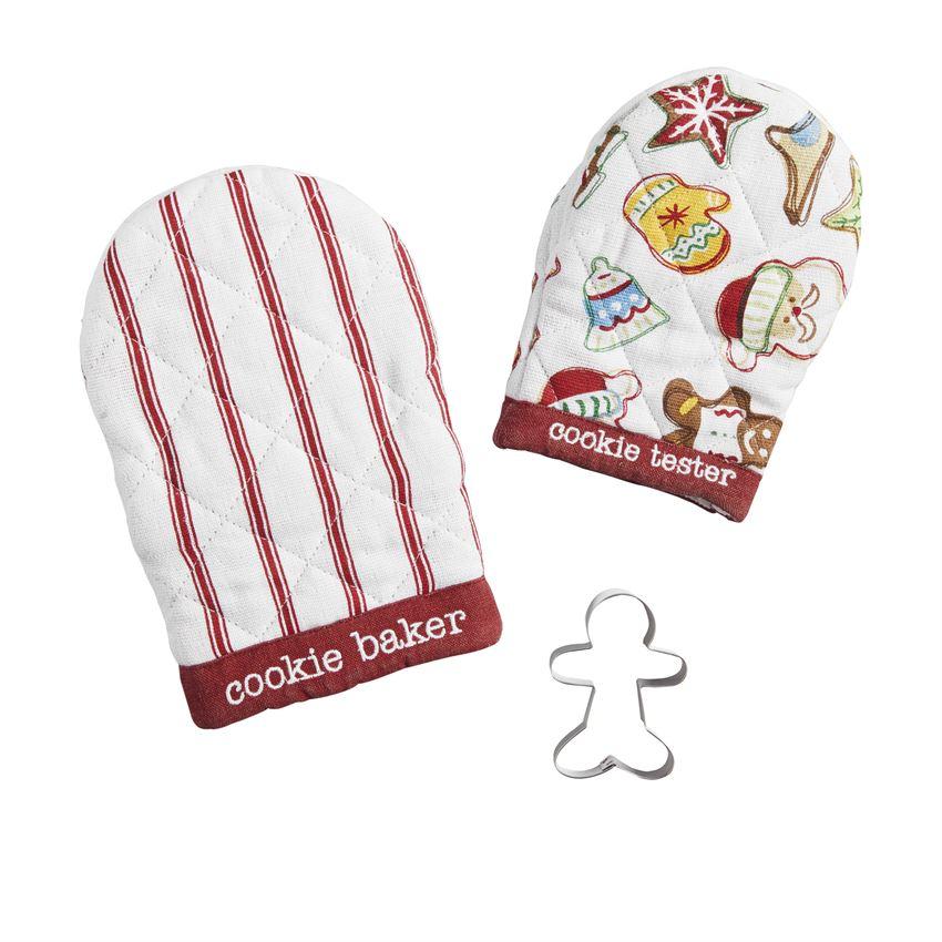 Mud Pie Gingerbread Oven Mitt Set - BeautyOfASite - Central Illinois Gifts, Fashion & Beauty Boutique