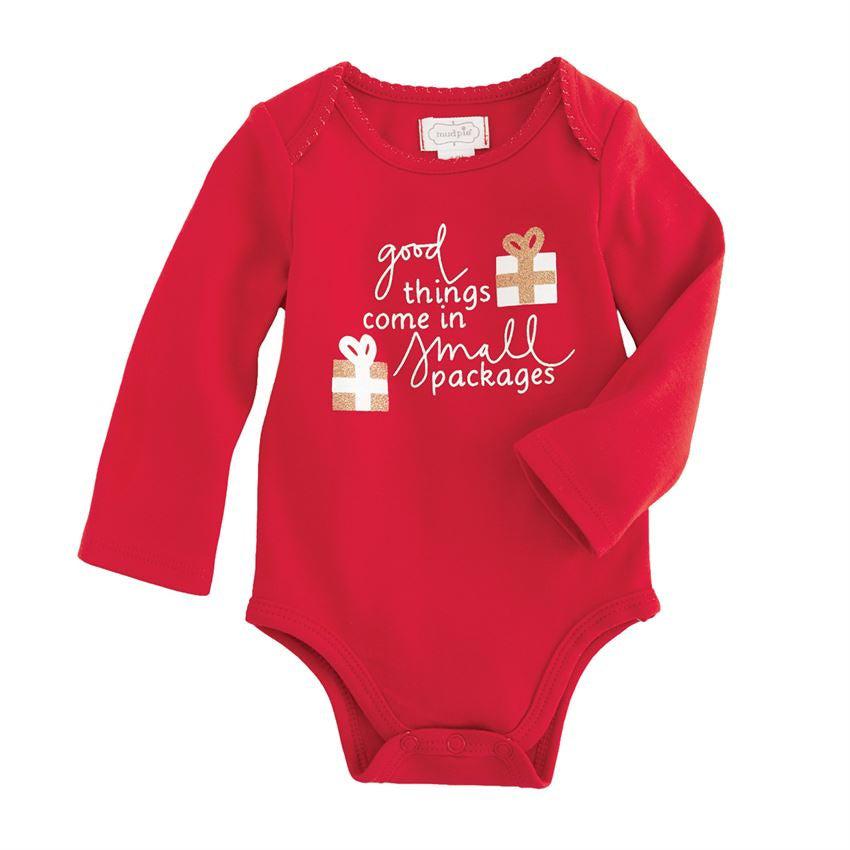Mud Pie Girls Christmas Crawlers